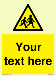 Custom Warning children Sign